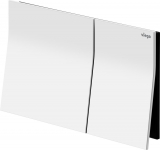 WC nuleidimo mygtukas Prevista Visign for More200 baltas matinis aliuminis 